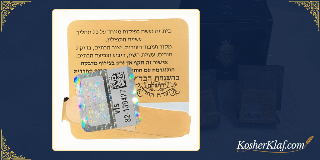 Badatz Edah HaChareidis of Jerusalem - Ateret Tefillin Batim
