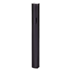Aluminum Mezuzah - Black, Printed Shin
